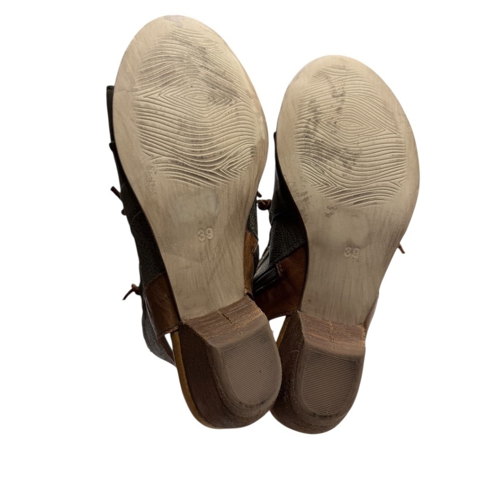 Miz Mooz Celia Ruched Leather Bootie - Picture 6 of 13